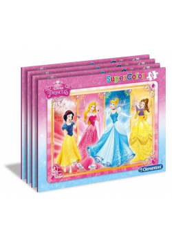 Puzzle ramkowe Księżniczki 15 mix