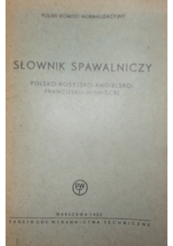 Słownik spawalniczy