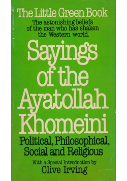 Sayings of the Ayatollah Khomeini