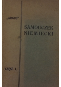 Samouczek niemiecki, część I, 1941 r.