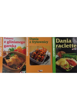 Dania raclette/dania z frytkownicy/potrawy z glinianego garnka