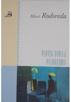 Płatek białej pelargonii