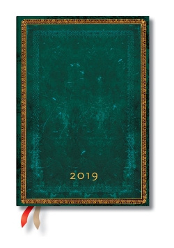 Kalendarz książkowy Viridian Mini Day-at-a-Time 2019