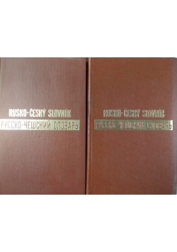 Rusko-Cesky Slovnik ,zestaw 2 książek