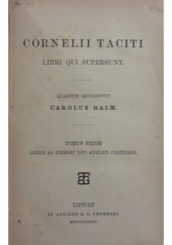 Cornelli Taciti, 1884 r.
