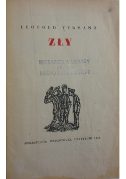 Zły, wydanie I