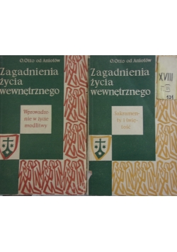 Zagadnienia życia wewnętrznego ,zestaw 2 książek