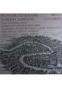 Musiche veneziane Tomaso Albinoi, Płyta winylowa