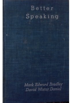 Better Speaking, 1941 r.