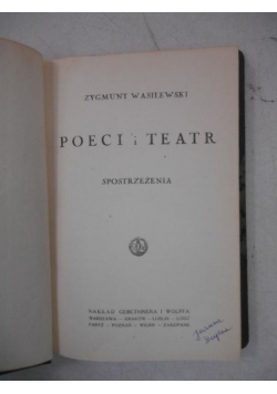 Poeci i teatr, 1929 r.