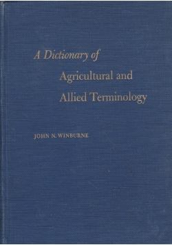 A Dictionary of Agricultural and Allied Terminology