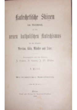 Katechetische Skissen ,1889r.
