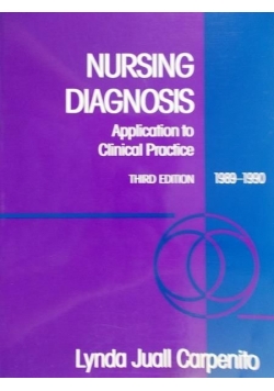 Nursing diagnosis, third edition 1989 - 1990