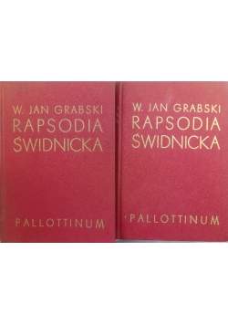 Rapsoda Świdnicka, zestaw 2 książek