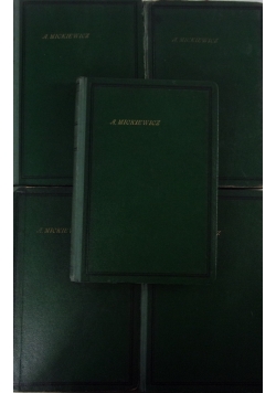 Dzieła Adama Mickiewicza, zestaw 5 książek