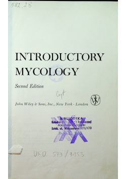 Introductory Mycology