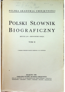 Polski słownik biograficzny tom 2 reprint z 1936