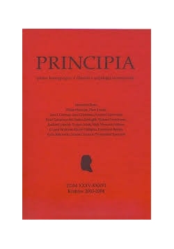 Principia Tom XXXV-XXXVI. pisma koncepcyjne z filozofii i socjologii teoretycznej