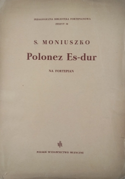Polonez Es dur na fortepian