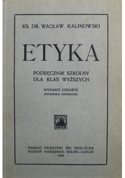 Etyka 1923 r.