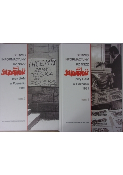 Serwis informacyjny KZ NSZZ Solidarność przy UAM w Poznaniu 1981, Tom 1 i 2
