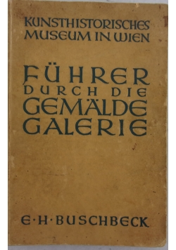 Führer durch die Gemäldegalerie, 1936r.