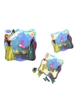 Drewniany zegar Frozen