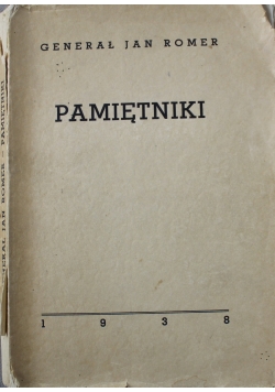 Romer Pamiętniki 1938 r.