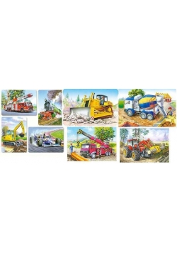 Pakiet Puzzle 32x24 Motoryzacja Bajkowa CASTOR