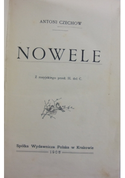 Nowele, 1905 r.