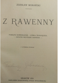 Z Rawenny, 1921 r