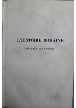 L Historie Romaine Około 1850 r.