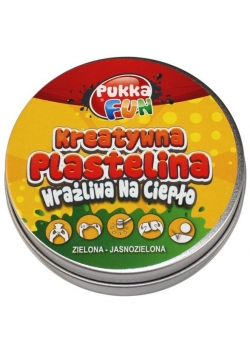 Kreatywna plastelina - Wrażliwa na ciepło zielona