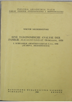 Eine taxonomische analyse der familie