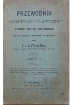 Przewodnik teoretyczno-praktyczny w nauce śpiewu zbiorowego