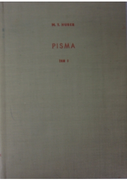Pisma tom I