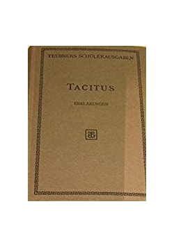 P.Cornelius tacitus annalen in auswahl