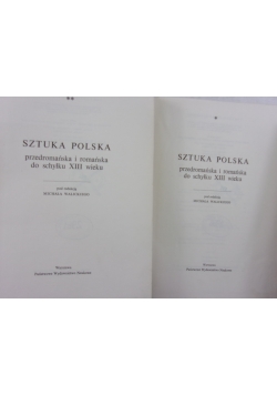 Sztuka polska zestaw 2 książek