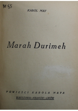 Marach Durimeh 1930 r