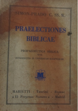 Praelections biblicae