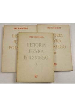 Historia języka polskiego, t. I- III