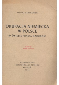 Okupacja Niemiecka w Polsce,1946