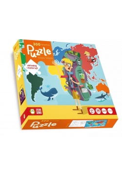 Puzzle 300 Mapa Świata