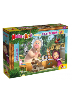 Puzzle podłogowe Maxi 24 Masza i Niedźwiedź 2