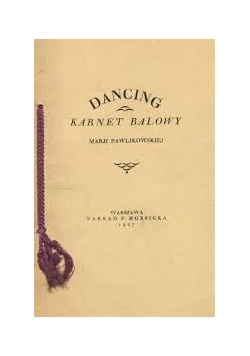Dancing karnet balowy, 1927 r.