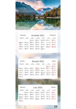 Kalendarz 2022 trójdzielny Widok