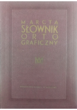 Słownik Ortograficzny Języka Polskiego ,1934 r.