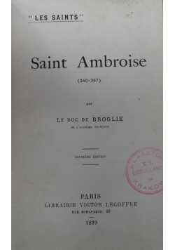 Saint Ambroise 1899 r