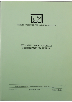 Atlante Degli Uccelli Nidificanti in Italia