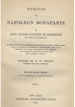 Memoirs of Napoleon Bonaparte, 1891 r/